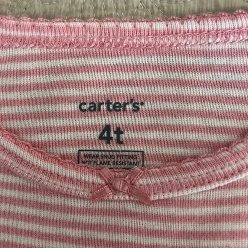 Owl Carter’s Pajamas Set Size 4T Pink & Blue NWT